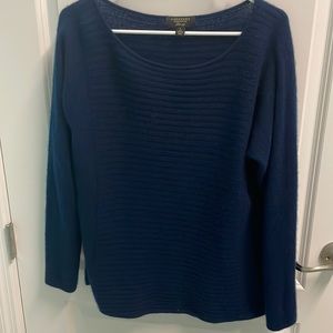Charter Club blue cashmere sweater!!